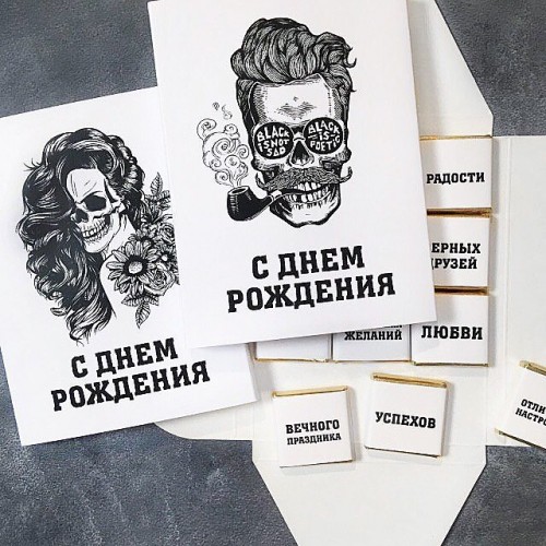 Шоколадный набор С Днем рождения с мужчиной