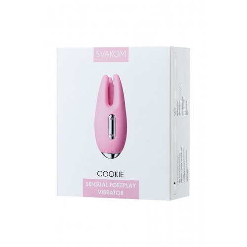 Мини-вибратор Svakom Cookie, подвижные тентакли, 5 режимов вибрации, розовый