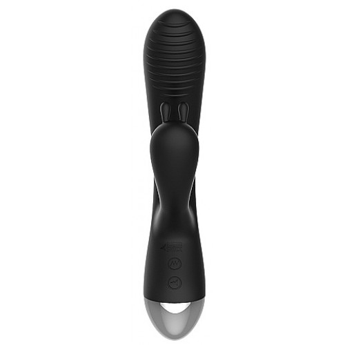 Вибратор с клиторальным стимулятором и электростимуляцией E-Stim Rabbit Vibrator