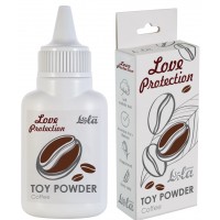 Пудра для игрушек Love Protection с ароматом кофе 30 гр