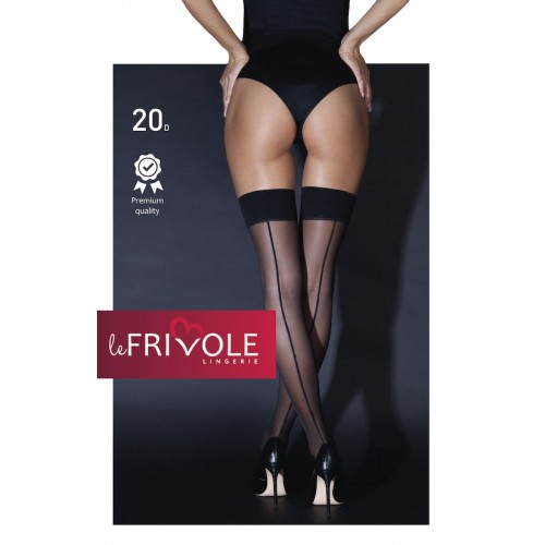 Чулки черные со стрелками  S/M