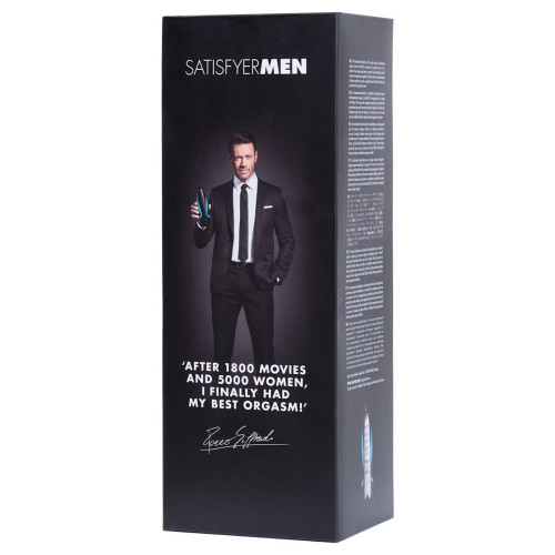 Мастурбатор нереалистичный Satisfyer  Men, Силикон, Чёрный, 25,5 см