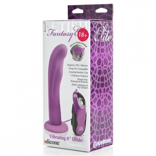 Вибратор Fetish Fantasy Elite Vibrating 6 Dildo Purple 