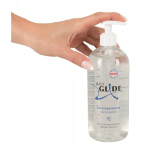Вагинальная смазка JustGlide на водной основе 500 мл Вагинальная смазка JustGlide на водной основе 500 мл (иной угол)