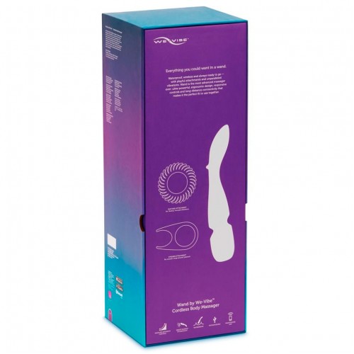 Вибромассажер We-Vibe Wand перезаряжаемый фиолетовый