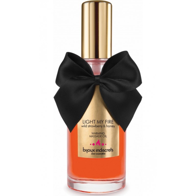 Bijoux Indiscrets Массажное масло Light My Fire – Strawberry