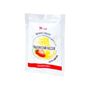 Плитка для массажа Yovee By Toyfa Идеальное свидание с ароматом клубника в шампанском, 10 гр (иной угол)