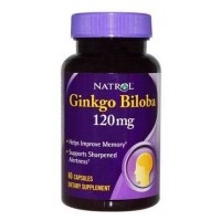 Бад для мужчин Natrol Ginkgo Biloba 120 мг 60 капсул