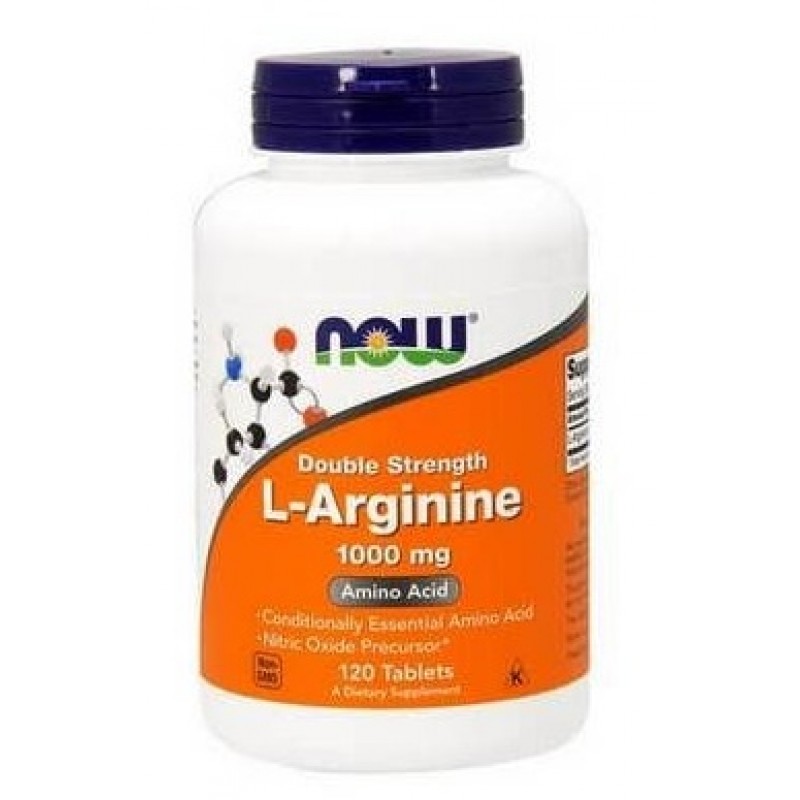 Бад для мужчин Now L-Arginine 1000 мг 120 таблеток