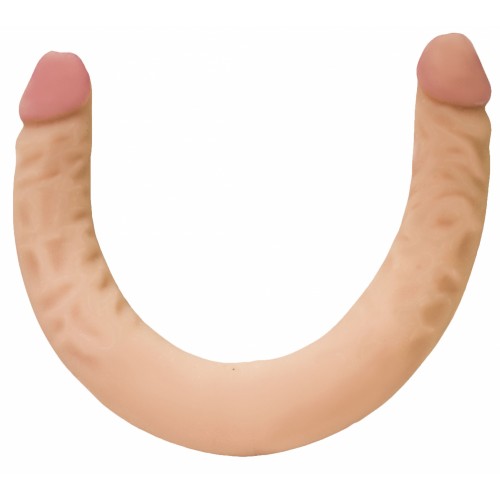 Двойной фаллоимитатор Lesbi Touch телесного цвета 42 см