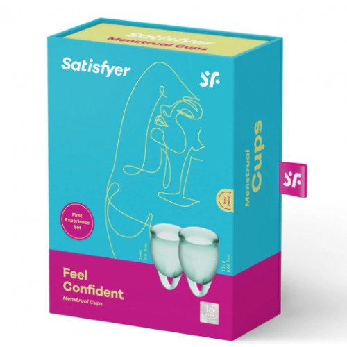 Набор менструальных чаш Satisfyer Feel Confident, прозрачный