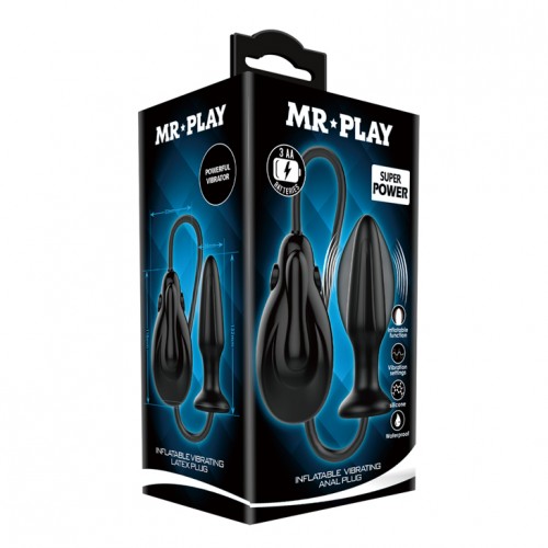 Анальная пробка Mr.Play расширяющаяся с автоматической накачкой