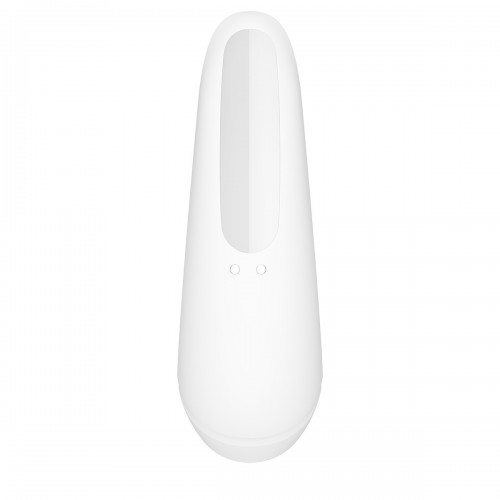Вакуумный вибростимулятор Satisfyer Curvy 1+ White с дистанционном управлением