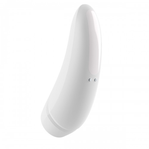 Вакуумный вибростимулятор Satisfyer Curvy 1+ White с дистанционном управлением