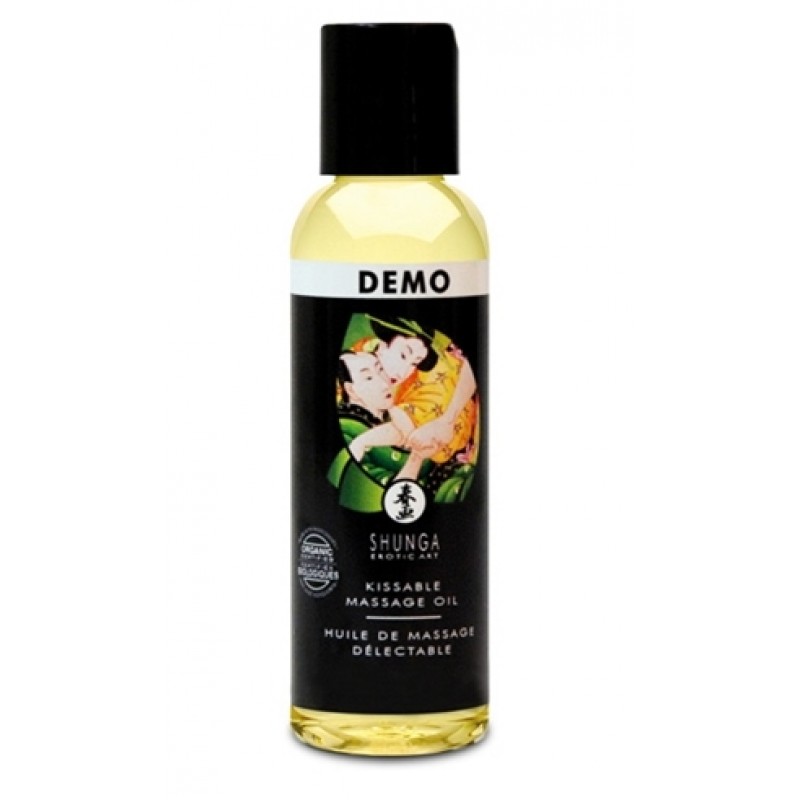 Расслабляющее съедобное массажное масло Shunga Organica Exotic с зеленым чаем 60 мл