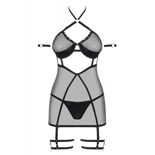 Соблазнительная сорочка и стринги 858-CHE-1, L/XL