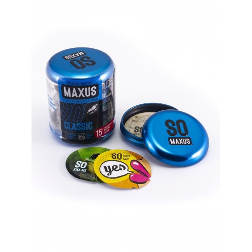 Презервативы Maxus №15 Classic в металлическом кейсе