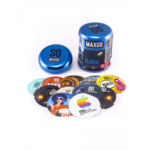 Презервативы Maxus №15 Classic в металлическом кейсе