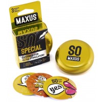 Презервативы Maxus №3 Special точечно-ребристые