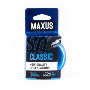 Презервативы Maxus №3 Classic классические (иной угол)