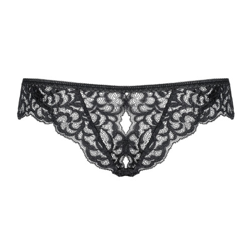 Черные трусики с доступом Laluna, L/XL