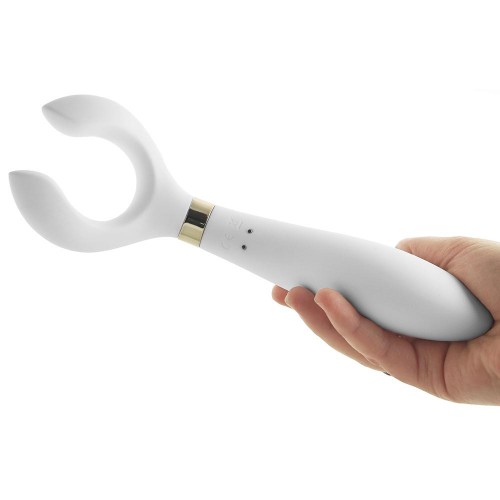 DEMO Многофункциональный вибратор Satisfyer Partner Multifun 3 White