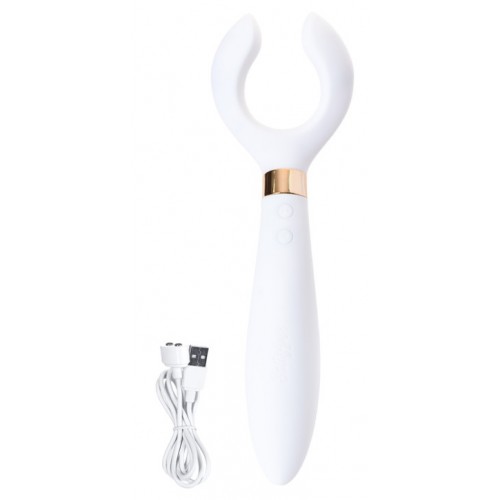 DEMO Многофункциональный вибратор Satisfyer Partner Multifun 3 White
