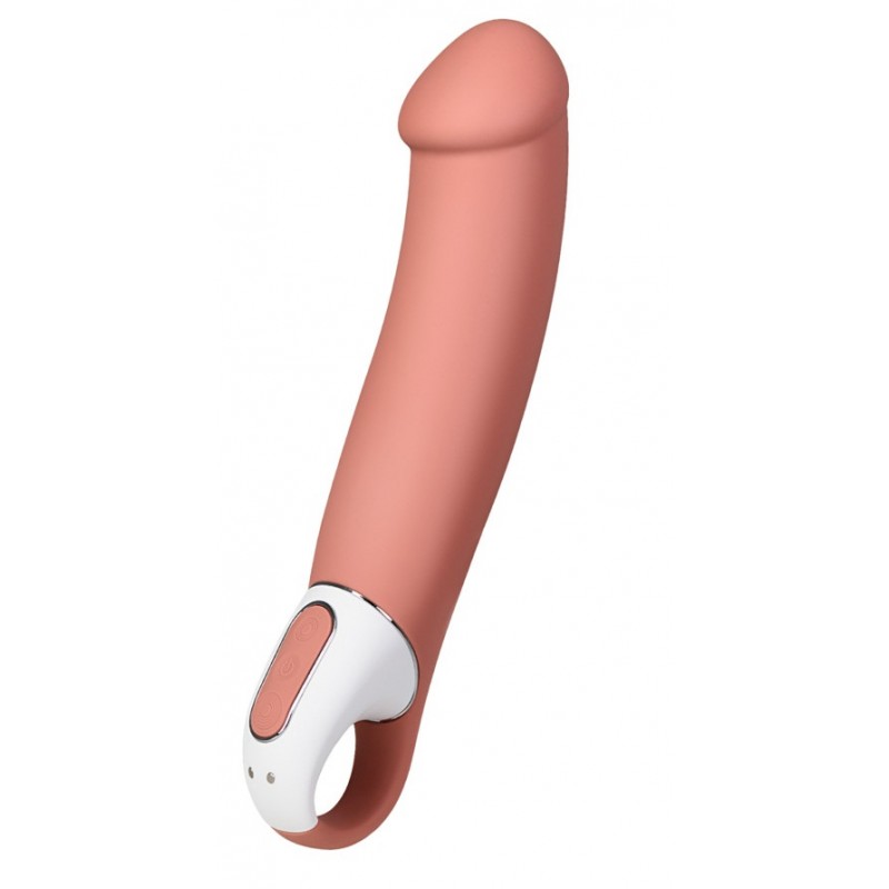 DEMO Классический вибратор Satisfyer Vibes Master телесного цвета