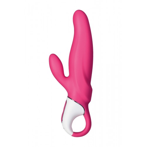 DEMO Розовый вибратор Satisfyer Vibes Mr.Rabbit с клиторальным стимулятором