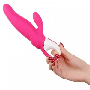 МЯГКАЯ ВАКУУМНАЯ УПАКОВКА Вибратор-кролик Satisfyer Vibes Mr.Rabbit 21,5 см (иной угол)