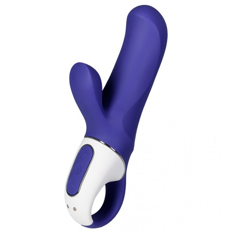 DEMO Фиолетовый вибратор Satisfyer Vibes Magic Bunny для точки G с клиторальным стимулятором