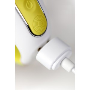 МЯГКАЯ ВАКУУМНАЯ УПАКОВКА Ярко-желтый вибратор Satisfyer Vibes Yummy Sunshine для точки G (иной угол)