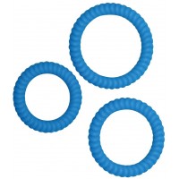 Набор эрекционных колец Lust 3 Blue Orion 