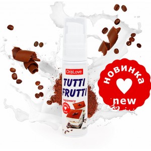Съедобный лубрикант Tutti-Frutti OraLove тирамису 30 гр (иной угол)