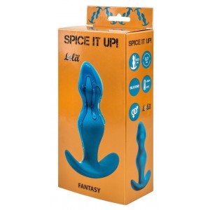 Анальный стимулятор синего цвета Spice It Up Fantasy (иной угол)