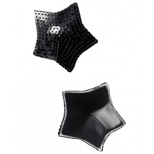 Пэстисы-звезды Burlesque Tempest черные (иной угол)