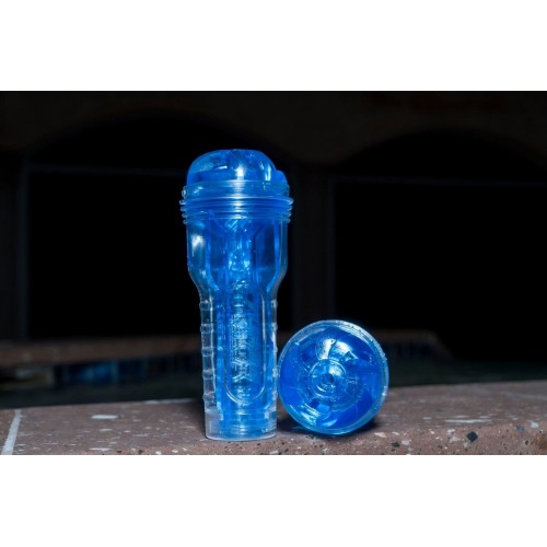 Прозрачный мастурбатор Голубой Лед Fleshlight Turbo Thrust