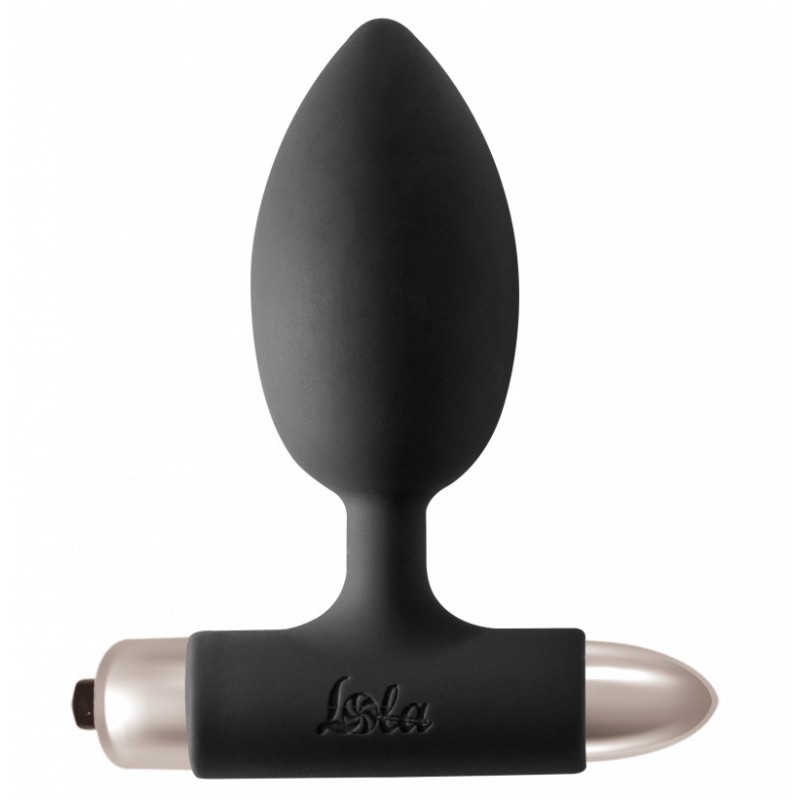 Анальная пробка с вибрацией черная