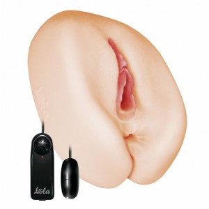 Реалистичный мастурбатор с вибрацией Satisfaction Cherie (иной угол)