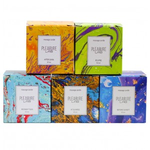 Массажная аромасвеча Pleasure Lab After Dark с ароматом бренди 50 мл (иной угол)