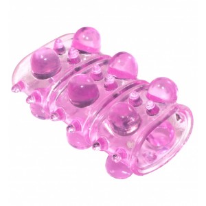 Насадка на пенис Rings Armour pink (иной угол)