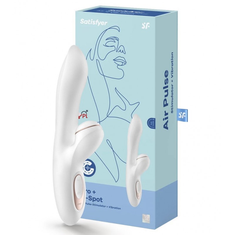 Вибратор с вакуум-волновым бесконтактным стимулятором клитора Satisfyer Pro G-Spot Rabbit