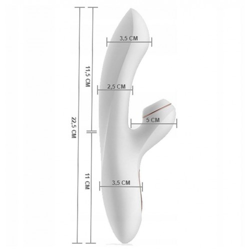 Вибратор с вакуум-волновым бесконтактным стимулятором клитора Satisfyer Pro G-Spot Rabbit