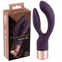 Перезаряжаемый вибратор для двойной стимуляции Elegant Series Double Vibe