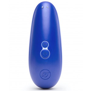 DEMO Бесконтактный клиторальный стимулятор Womanizer Starlet 2, синий (иной угол)