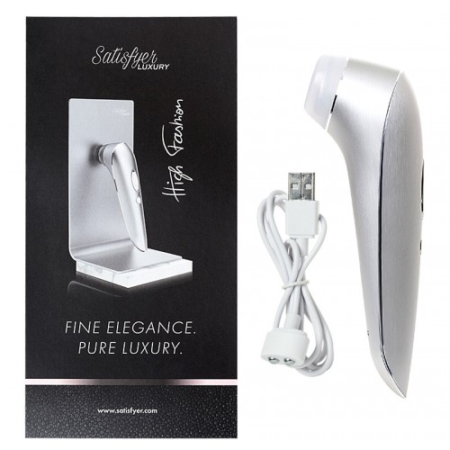 DEMO Бесконтактный стимулятор клитора с вибрацией Satisfyer Luxury High Fashion