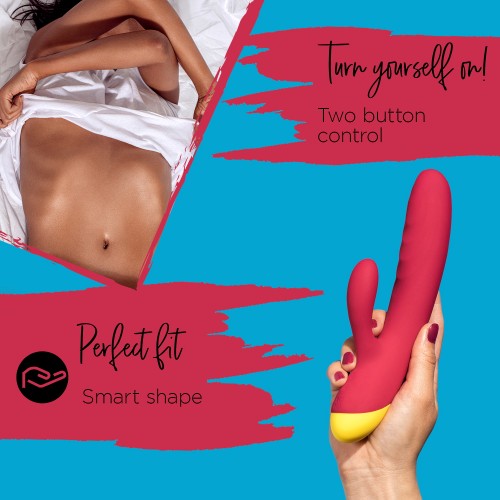 Вибратор с клиторальным стимулятором Romp Jazz Rabbit Vibrator