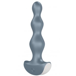 Анальная виброелочка Lolli Plug 2 Satisfyer серая (иной угол)