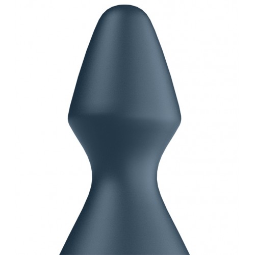 Анальная виброелочка Lolli Plug 1 Satisfyer серая