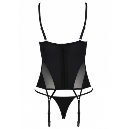 Шикарный черный корсет Meredith L/XL